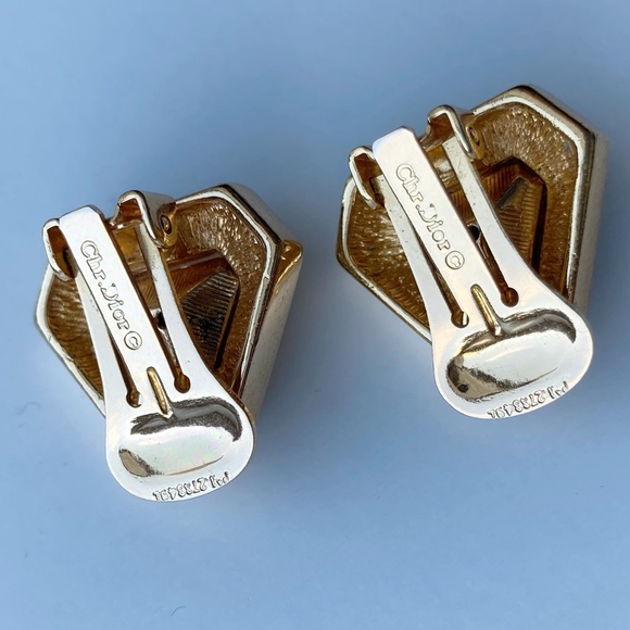 Christian Dior Vintage Clip On Earrings - Picture 12 of 12